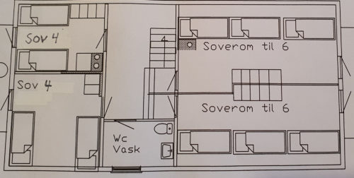2 etg plantegning internat